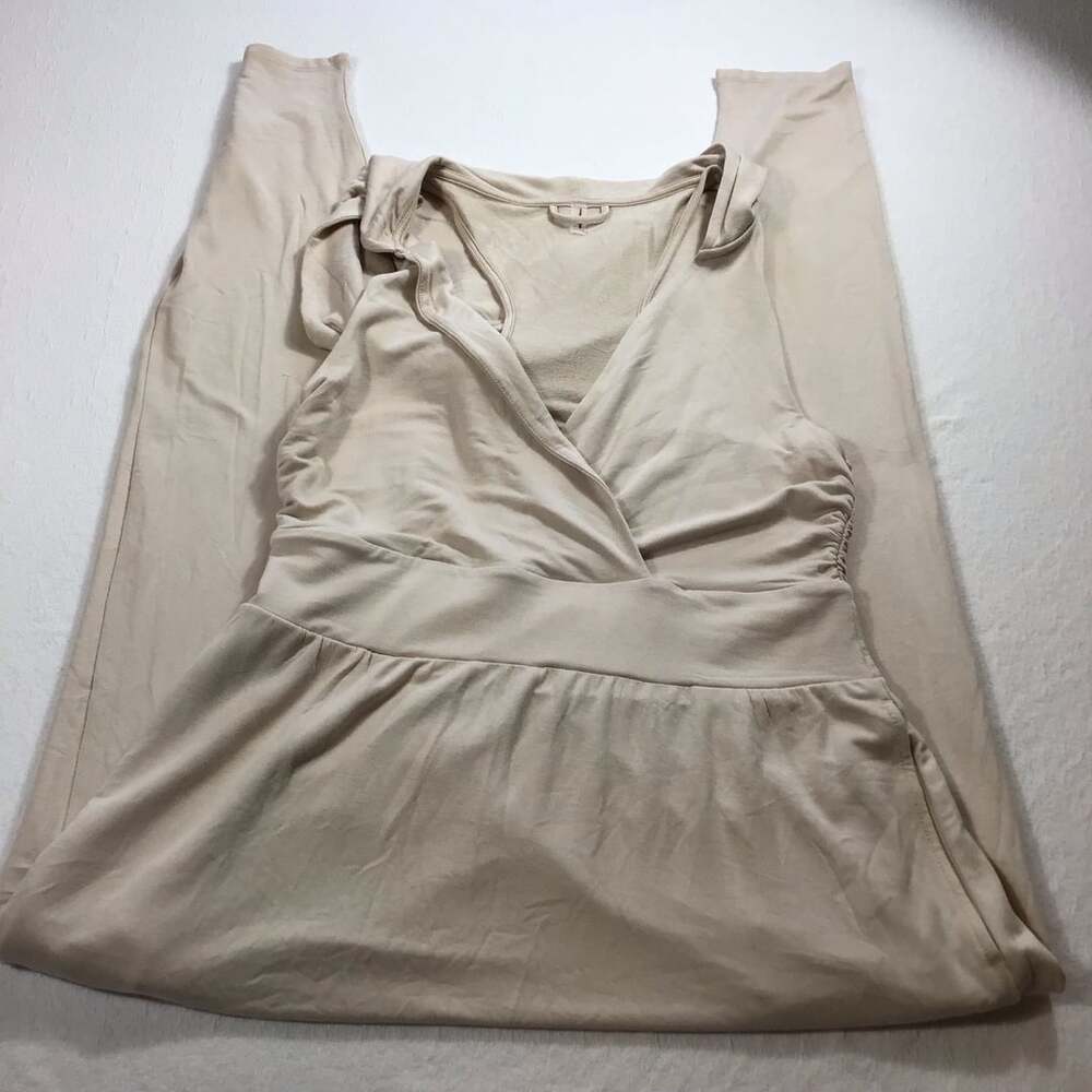 Free People Second Chance Jumpsuit Medium  Cream Beige Active - Picture 5 of 12